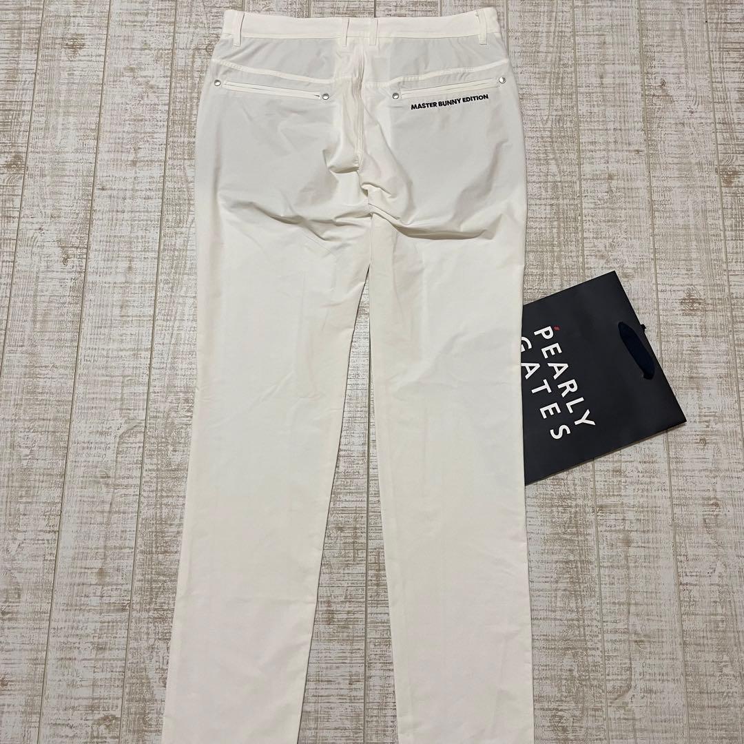 新品 マスターバニー ロングパンツ シンプル ホワイト Mサイズ （4）