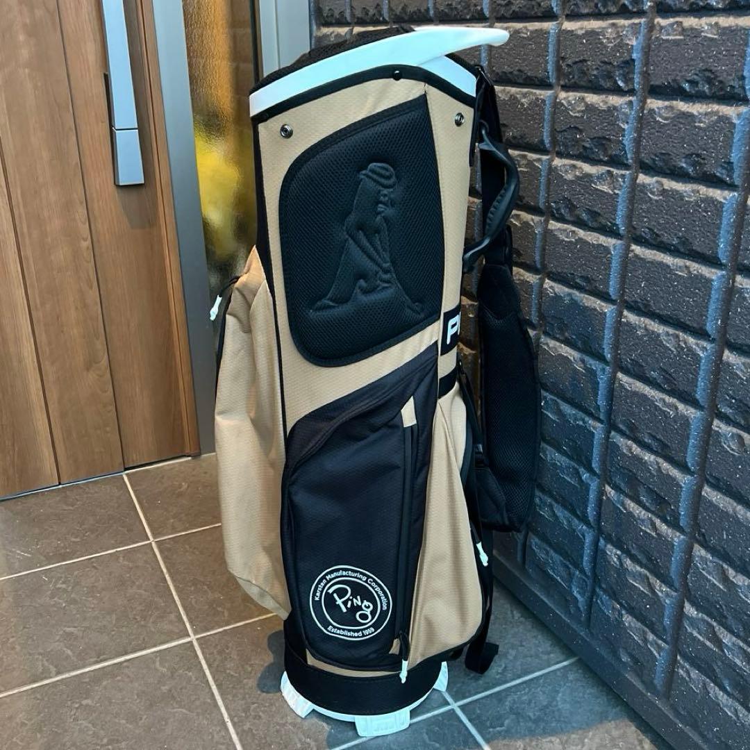 PING キャディバッグ 黒・ベージュ（軽量）