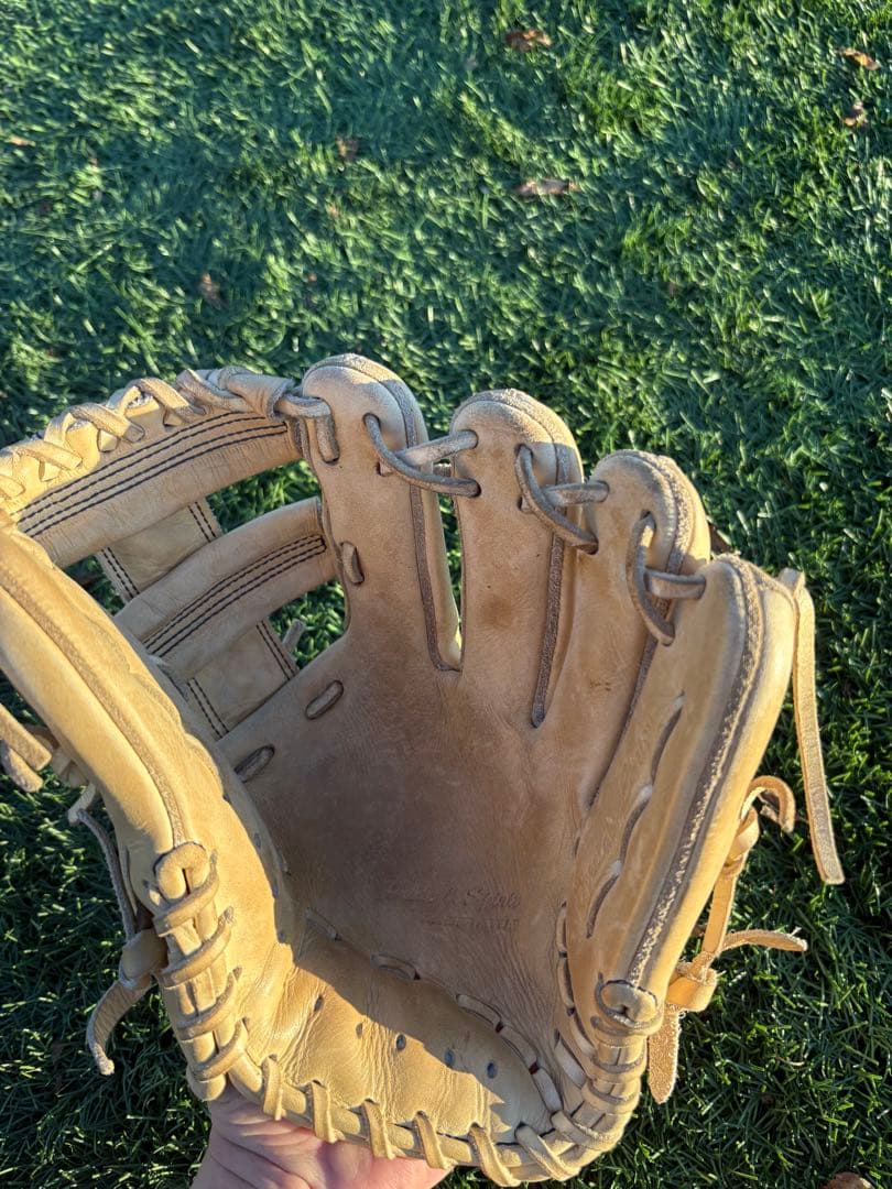 硬式用レザーグローブ ベージュ 内野 ZETT プロステ