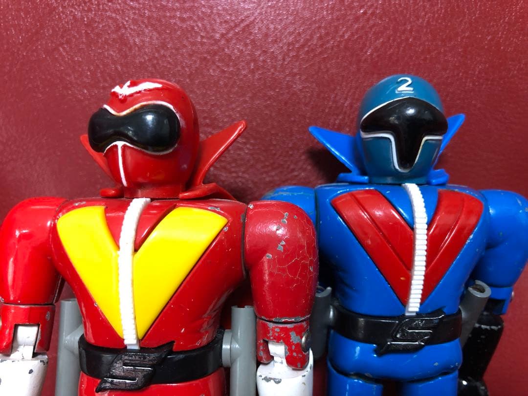 ミ*ー様 【超合金: 秘密戦隊ゴレンジャー】アカレンジャーとアオレンジャーとバリ