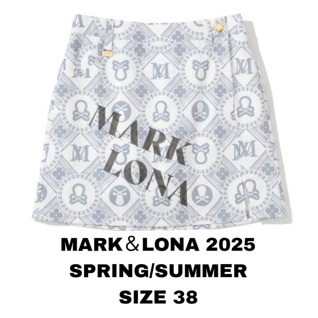 美品✦マークアンドロナ✦2025春夏新作✦Aura Monogram総柄スカート