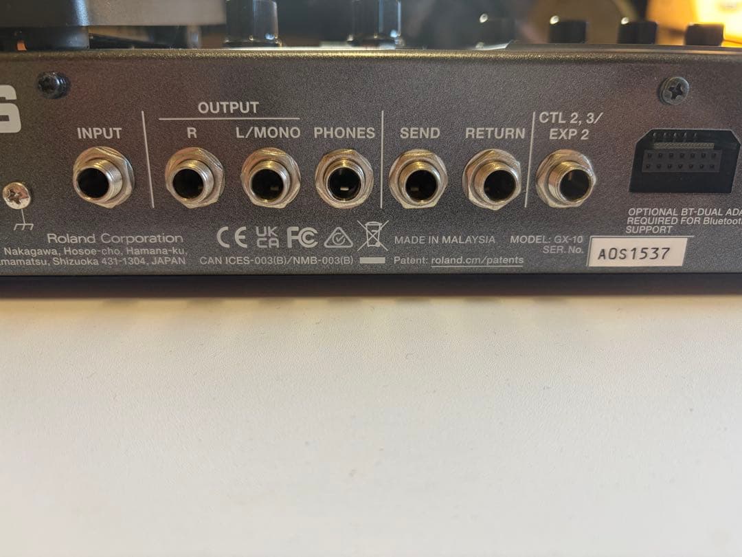 BOSS マルチエフェクター GX-10 + BT-DUAL