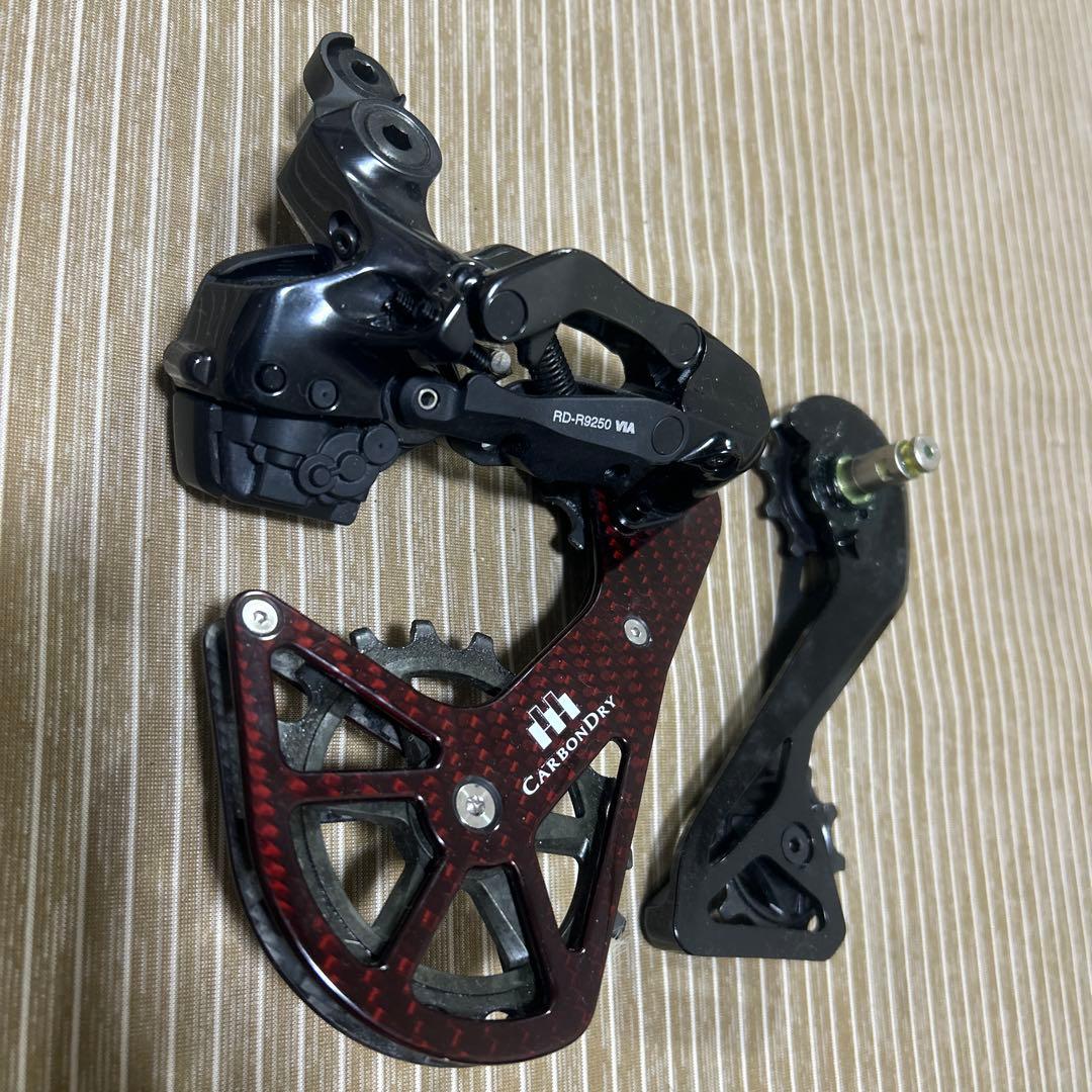 シマノ　ディレイラー前後セット バッテリー、ビッグプーリー付き