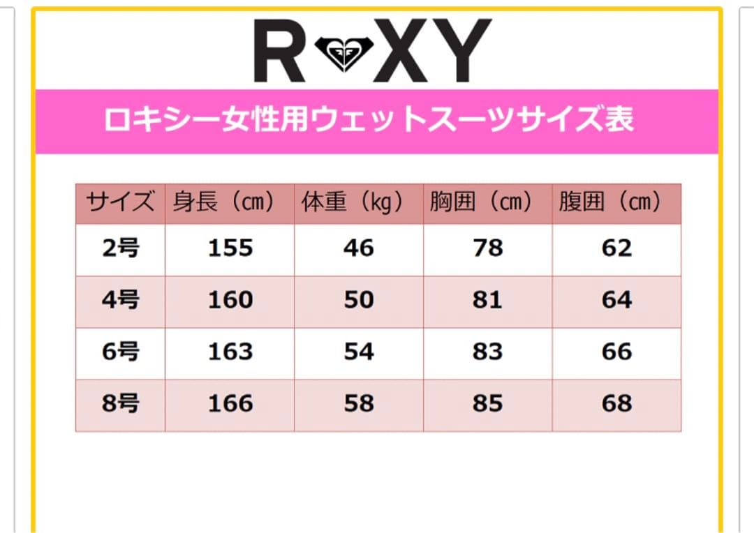 ロキシー　3×4㍉フルスーツ 新品ウェットスーツ　8号サイズ
