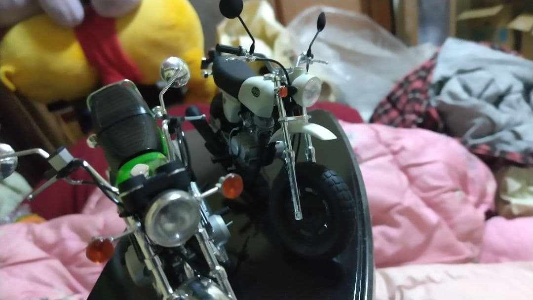 バイクプラモデルエイプ製作用依頼用 エイプのみの販売。KH400は付きません。