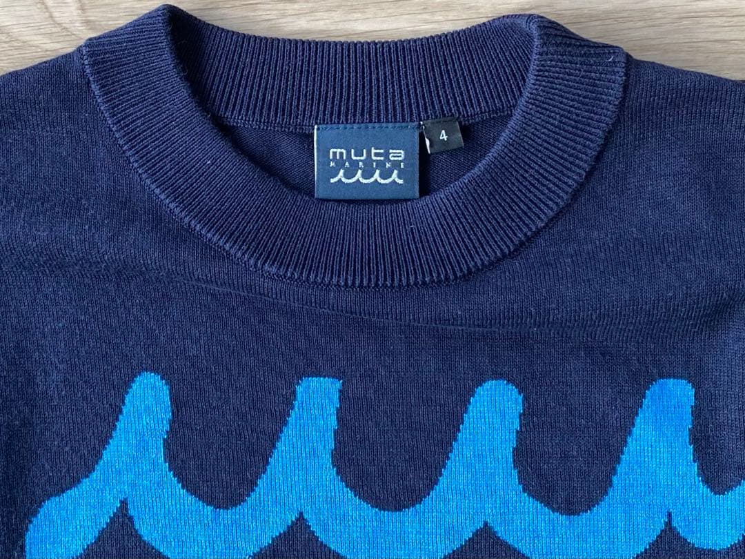muta MARINE ムータマリン バイカラーニットセーター