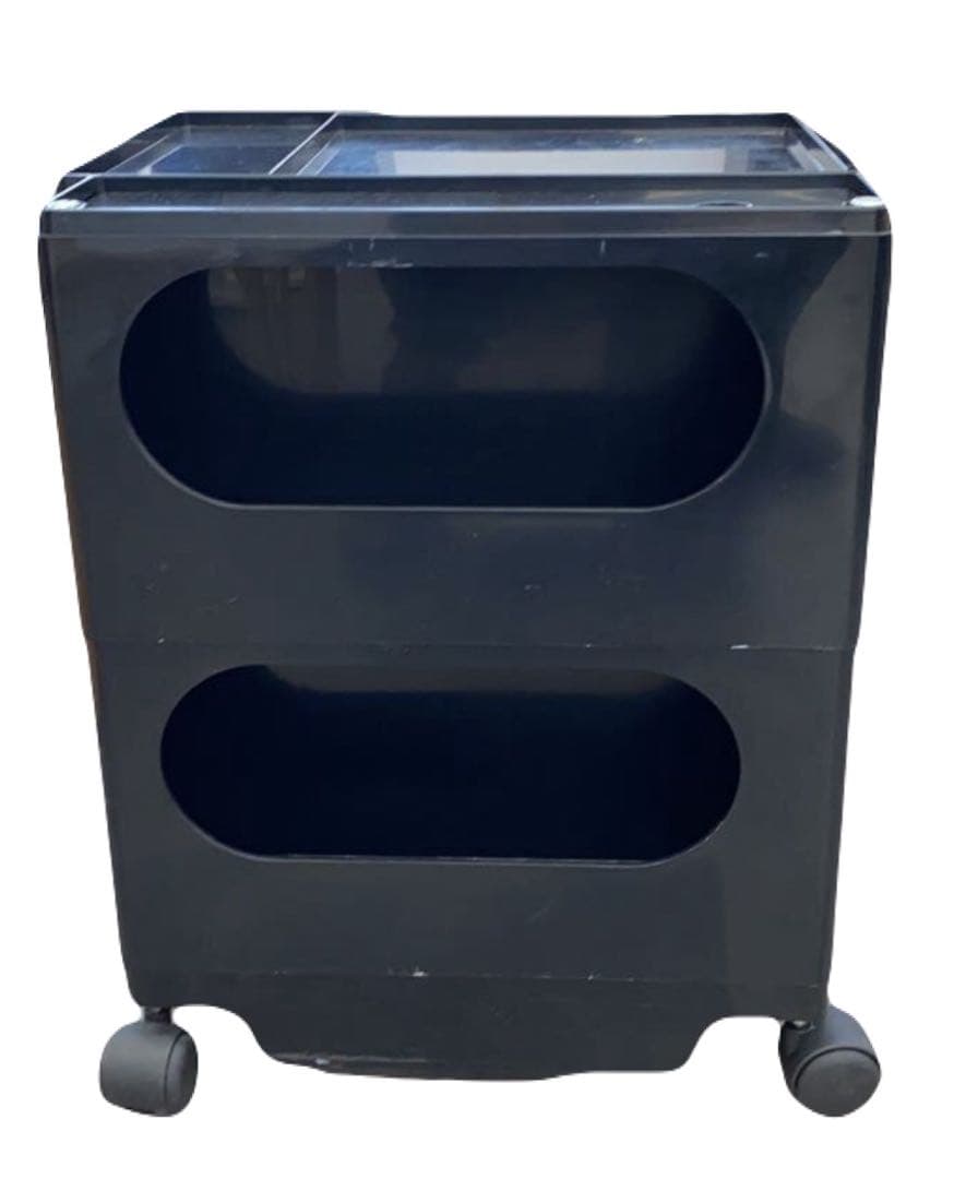 B-LINE ボビーワゴン 2段3トレイ ブラック