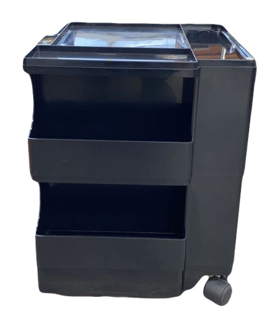 B-LINE ボビーワゴン 2段3トレイ ブラック