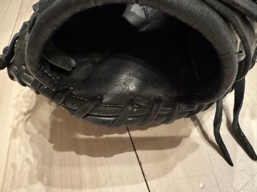 ハタケヤマ 少年軟式用キャッチャーミット TH-JR8BS 手入れ口