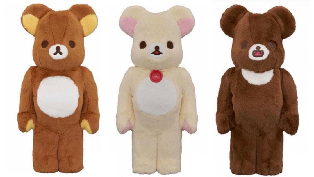 BE@RBRICK Rilakkuma コリラックマ 400% (3個セット)