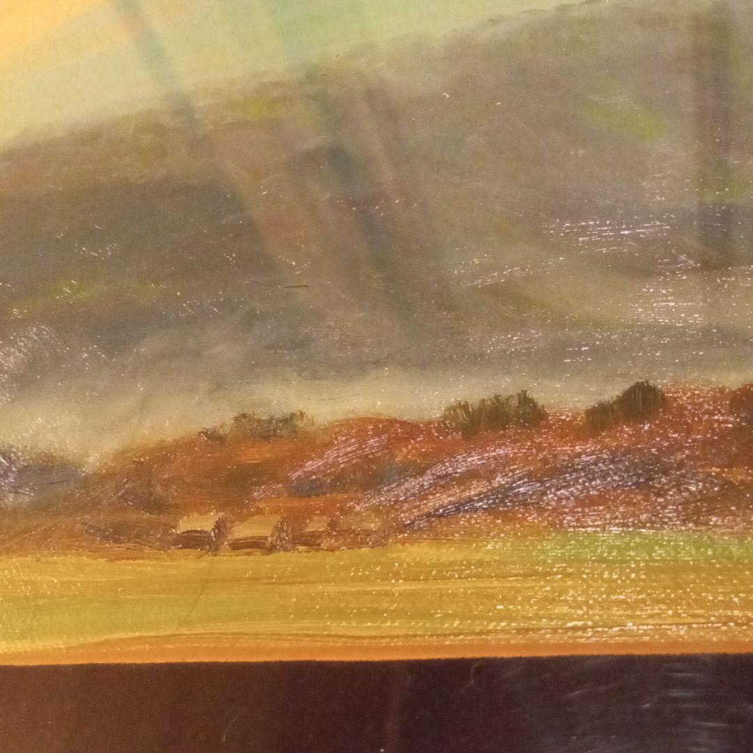 「農村の山里風景」 希少作家 香田勝太