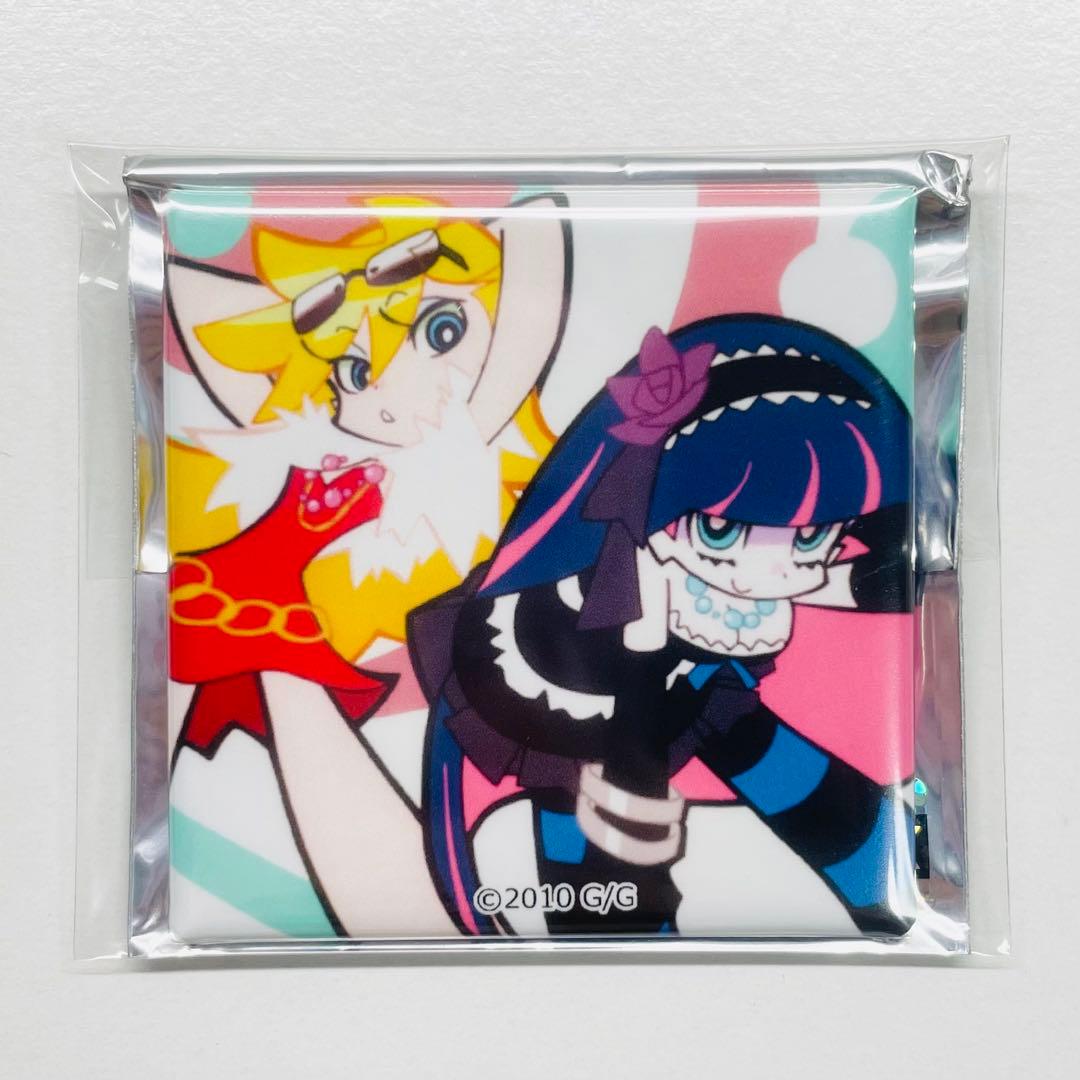 パンティ&ストッキングwithガーターベルト スクエア型缶バッジ ①