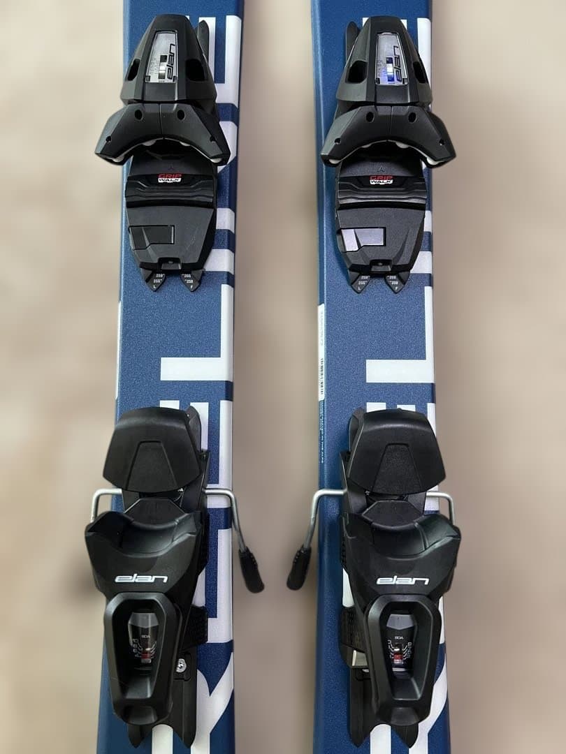 ELANショートスキー板99㎝ビンデインク付き 2023-2024 ネイビ