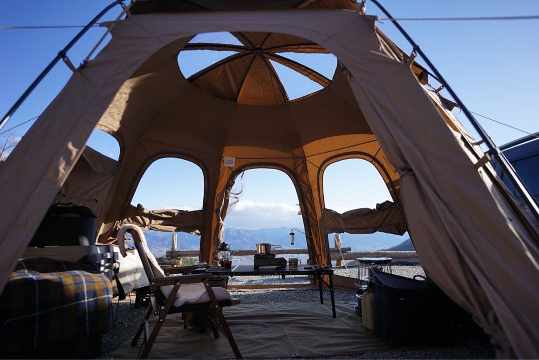 透明窓付き nature hike ネイチャーハイク　ファイヤーテント