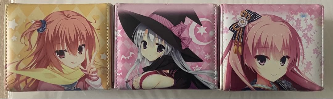 ゆずソフト 因幡めぐる 綾地寧々　三司あやせ合皮製デッキケースセット