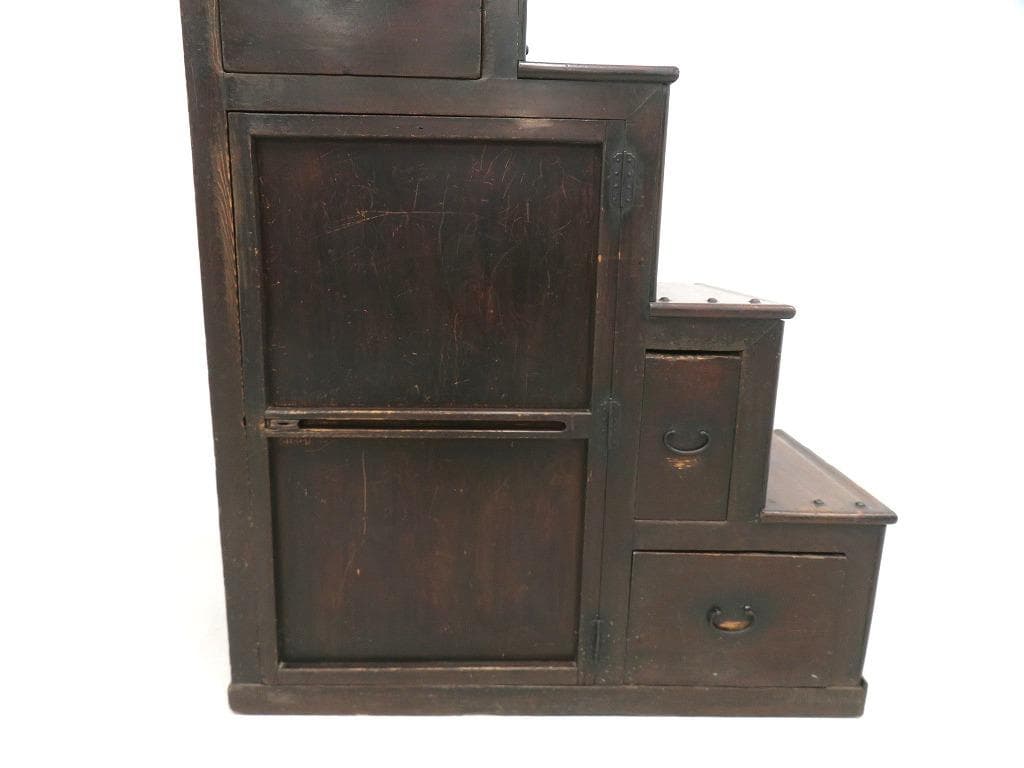 階段箪笥　階段タンス　和モダン　時代箪笥　時代タンス　店舗什器　京　町屋