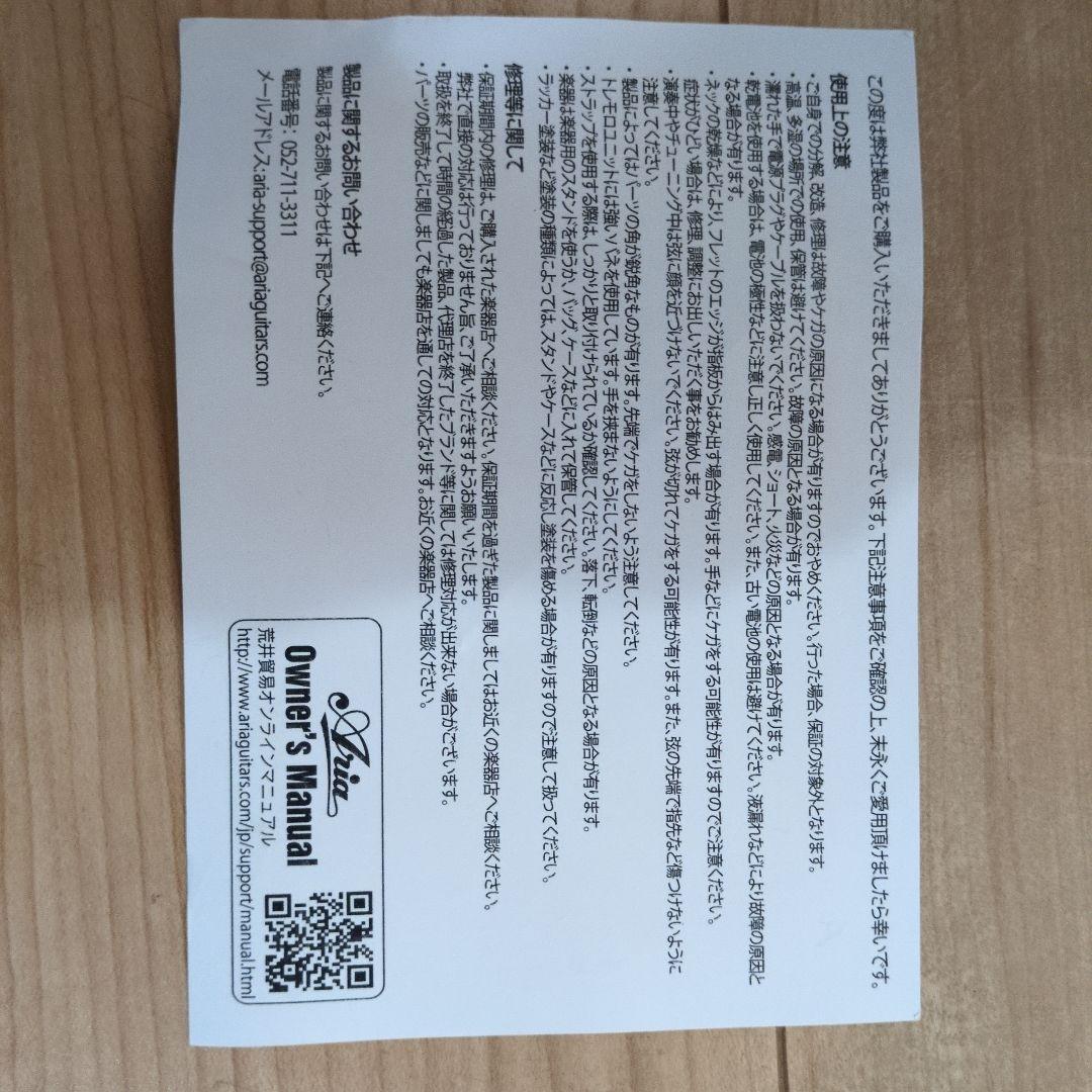 Blitz by Aria Pro ii SGタイプ