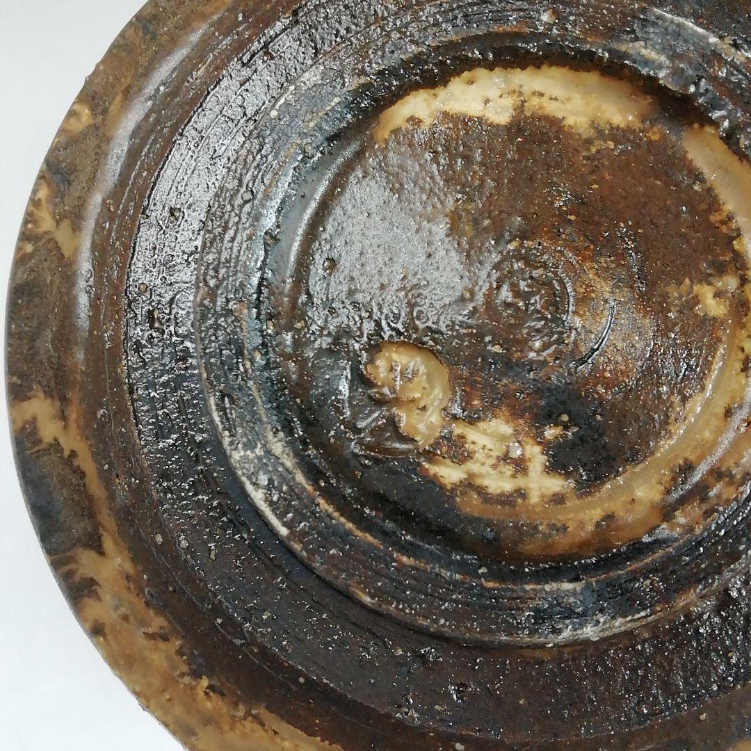 Ｓ９１１　茶碗　『鉄刷毛目　筒茶碗』『叶光夫 造』　共箱　抹茶碗　茶道具