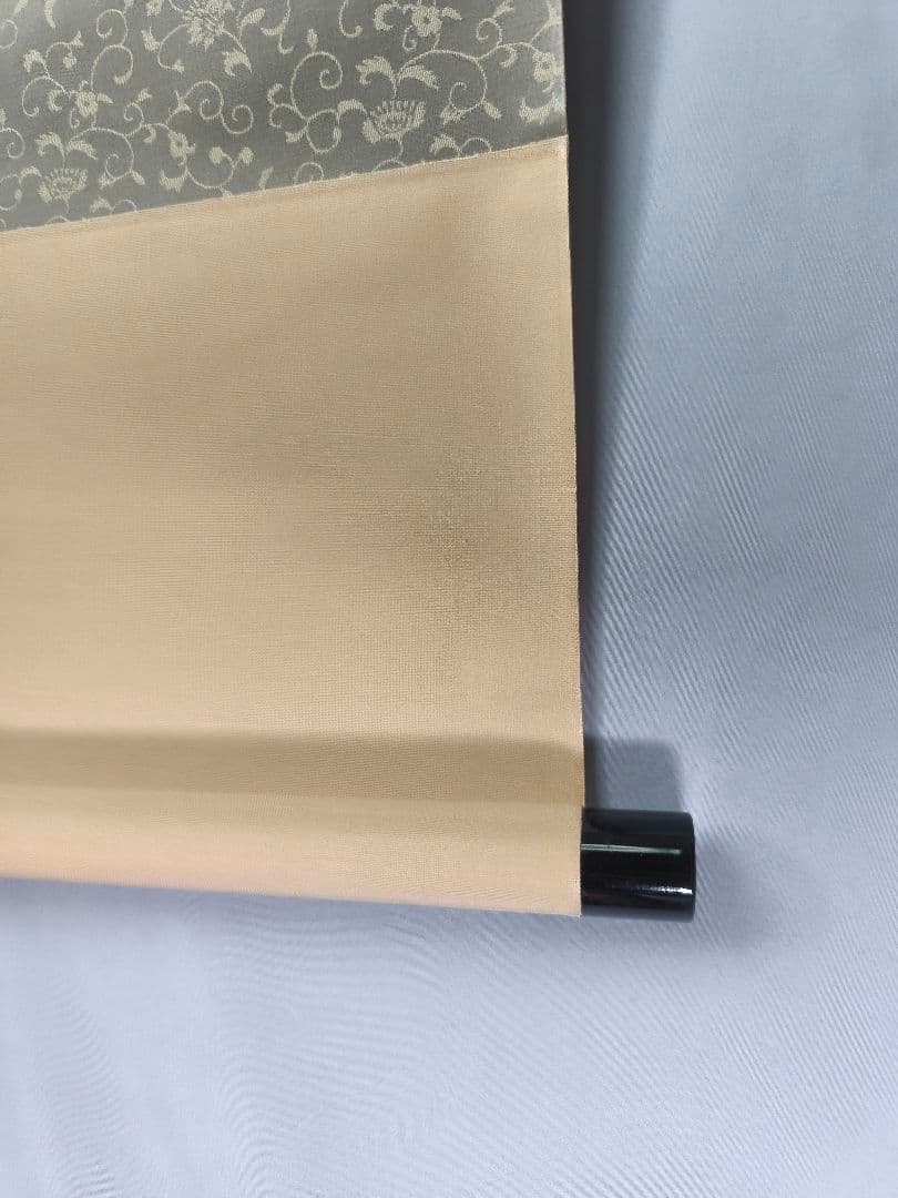 【茶道具】大徳寺　足立泰道和尚筆　大綱和尚遺歌『曳く人も,』曳舟画賛　軸C140