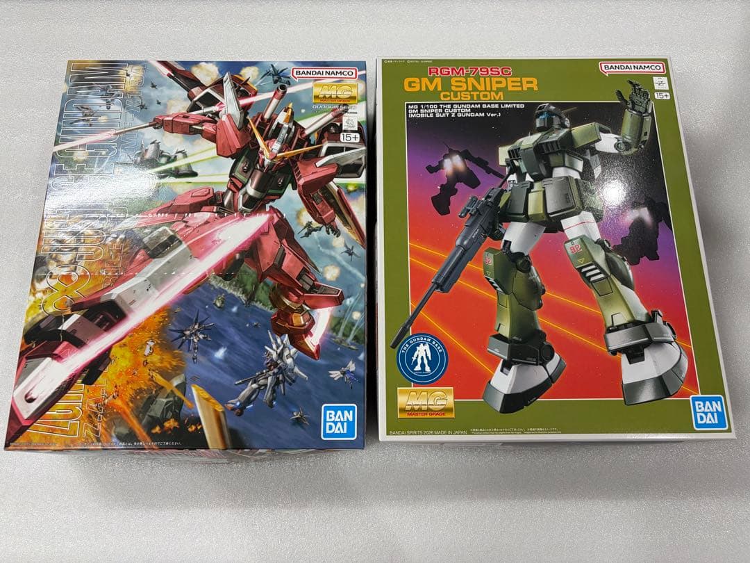 MG インフィニットジャスティス　 ガンダムベース限定 ジム・スナイパーカスタム