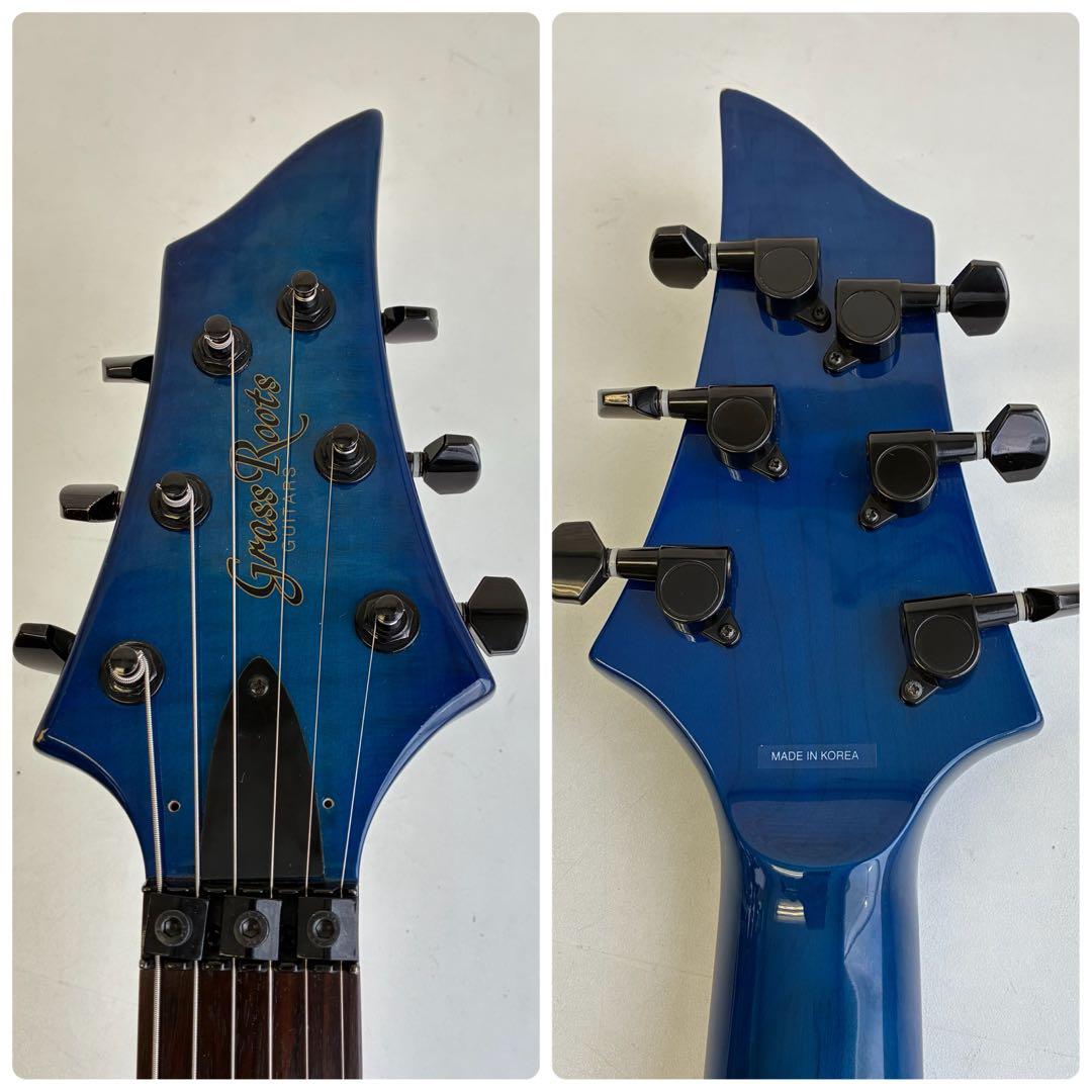 grass roots フォレストタイプ シースルーブルー 虎杢目