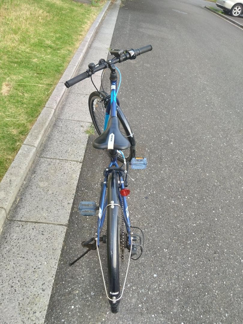 【引き取り・手渡し限定】DRIDE-R サイクル 24インチ ブルー　アルミ