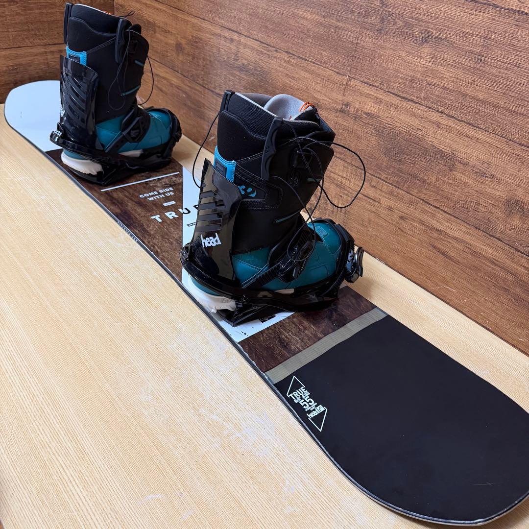 HEAD　ヘッド　TRUE メンズスノーボード3点セット　ブーツ無し