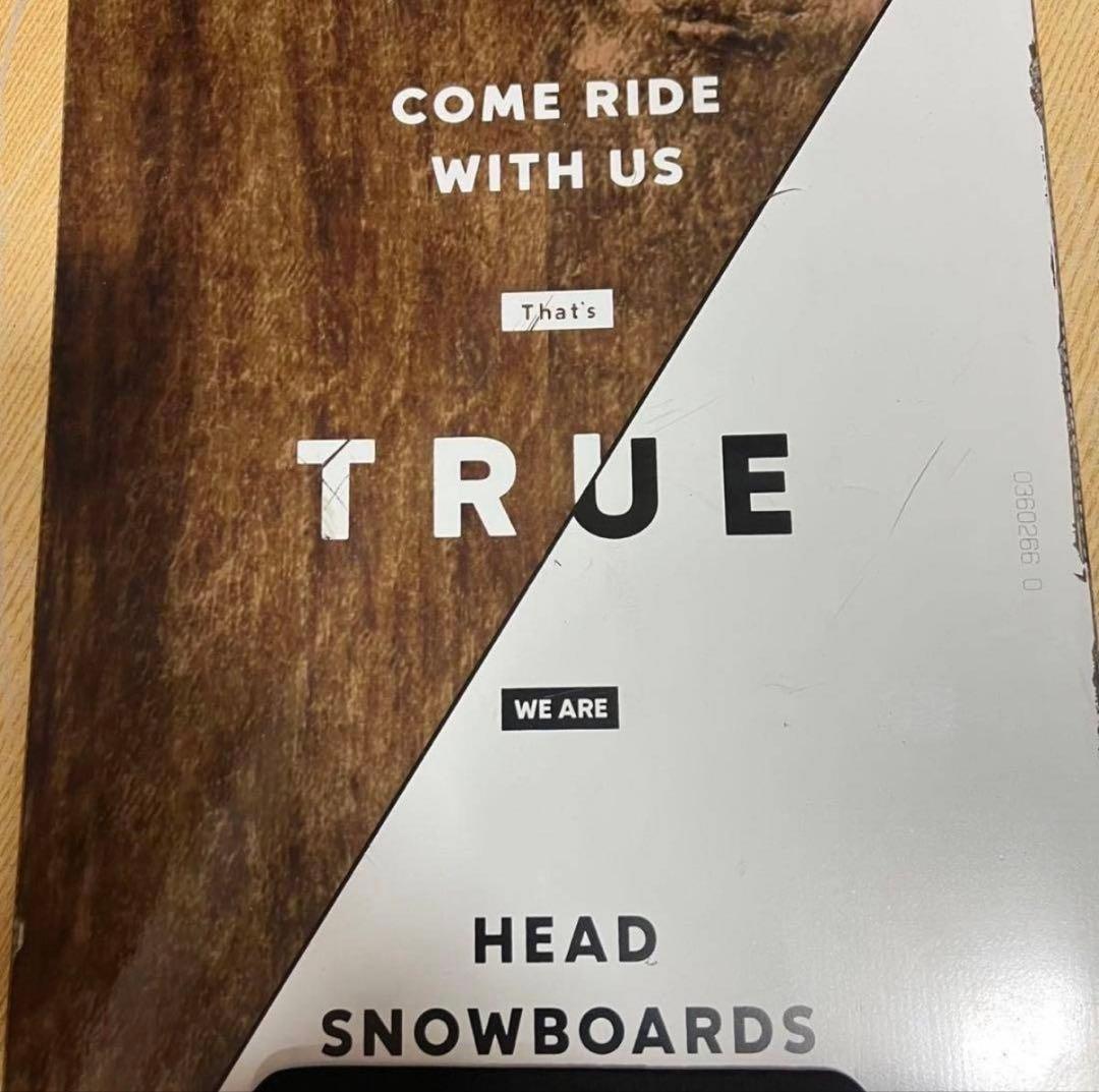 HEAD　ヘッド　TRUE メンズスノーボード3点セット　ブーツ無し