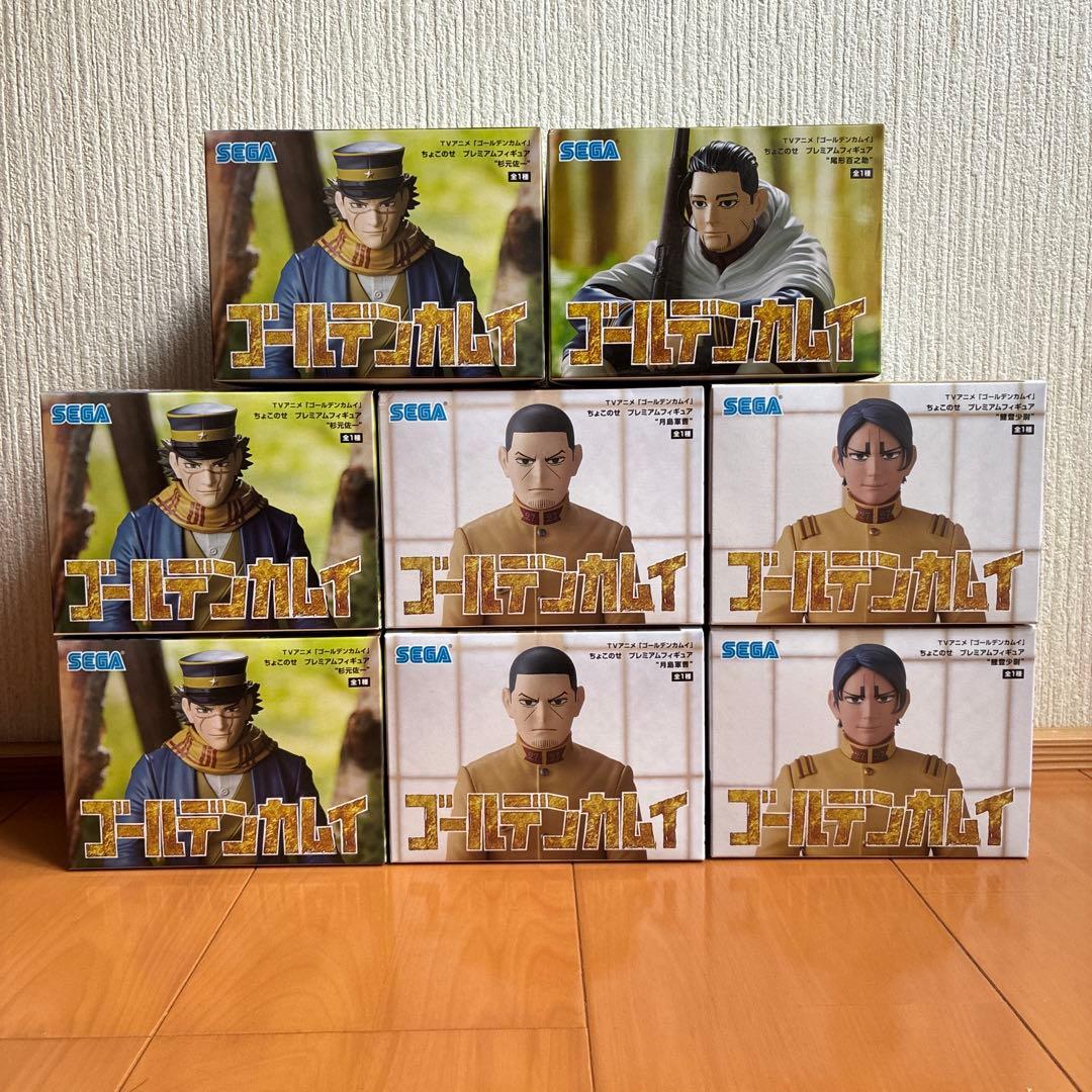 ゴールデンカムイ「ちょこのせプレミアムフィギュア」未開封品8体セット