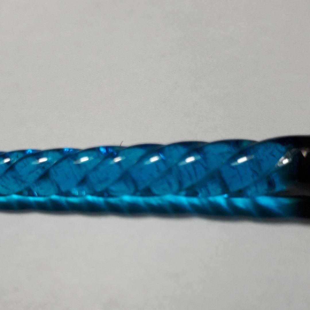 青色ねじり簪（江戸時代後期）