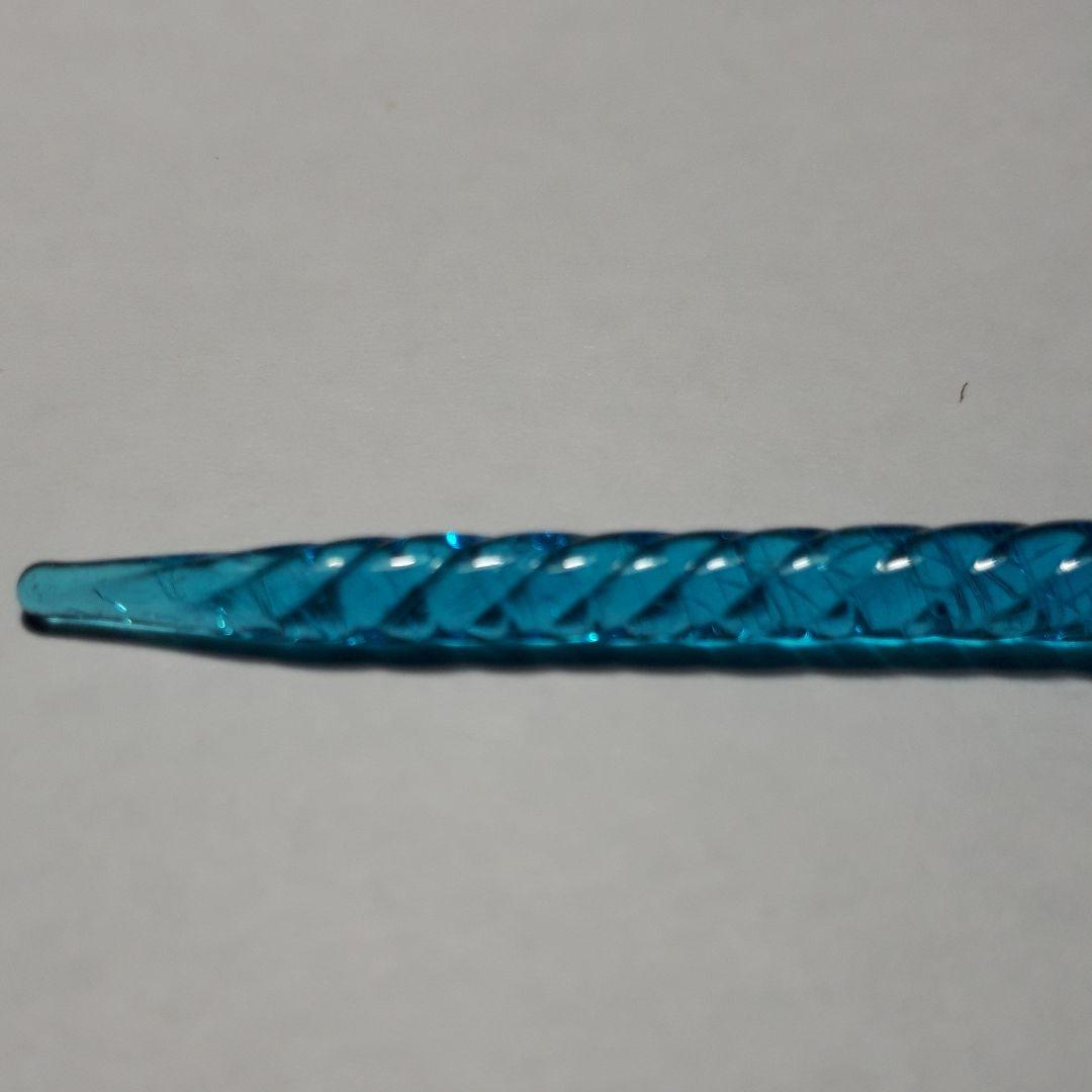 青色ねじり簪（江戸時代後期）