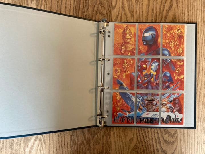 バンダイ・カードダス「円谷ヒーロー列伝」全184種類セット+抽プレ特製バインダー