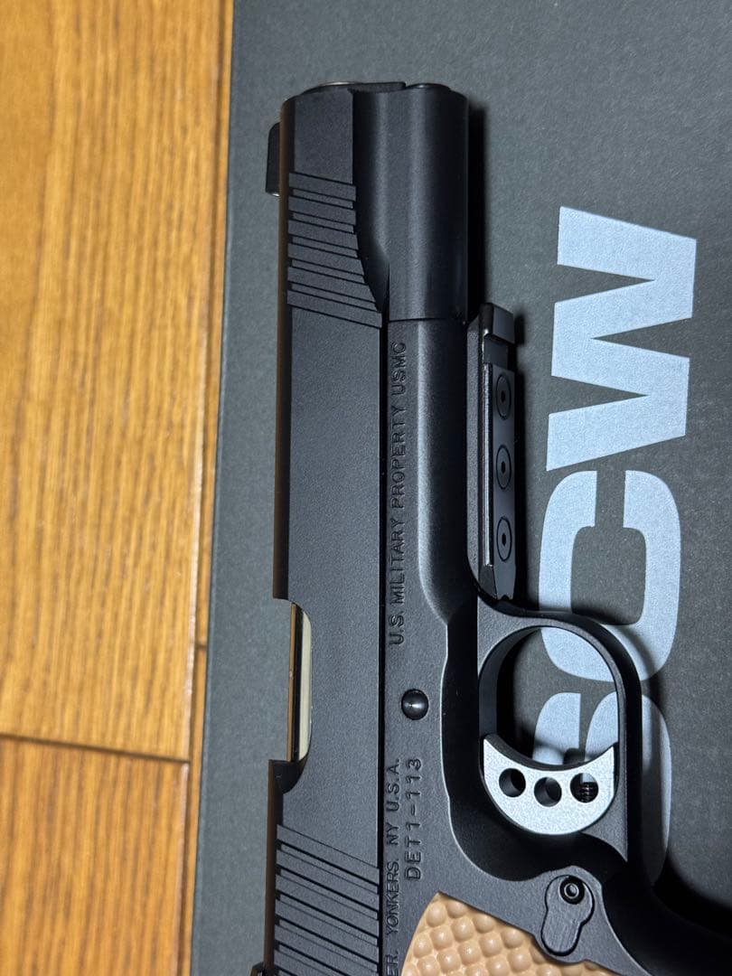 ウエスタンアームズ　SCW MARSOC コルトガバメント　キンバー　ガスガン