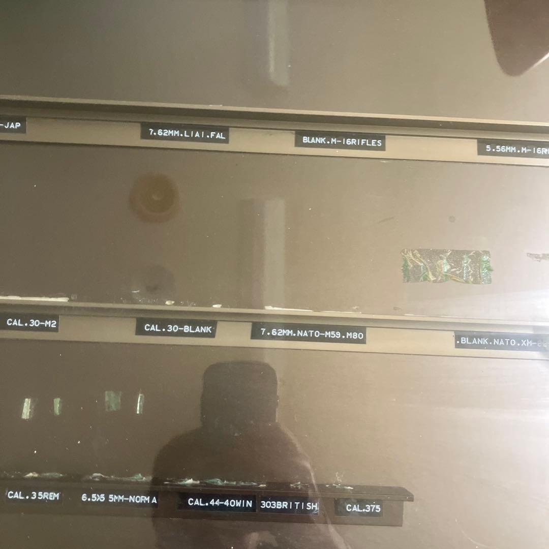 5.56mm 7.62mm cal.45 etcショーケース