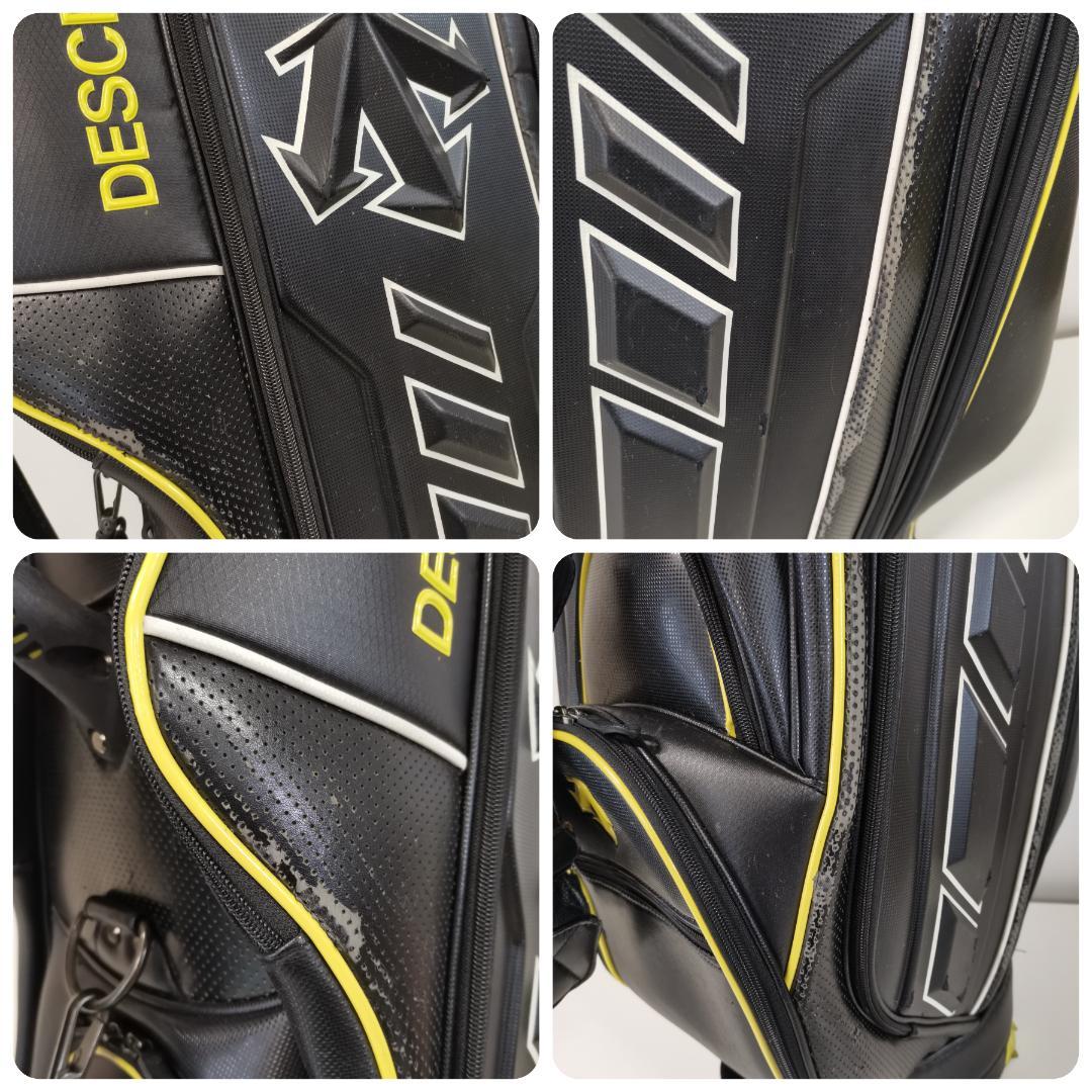 DESCENTE デサント 9.5型 大型 キャディバッグ ゴルフバッグ 黒