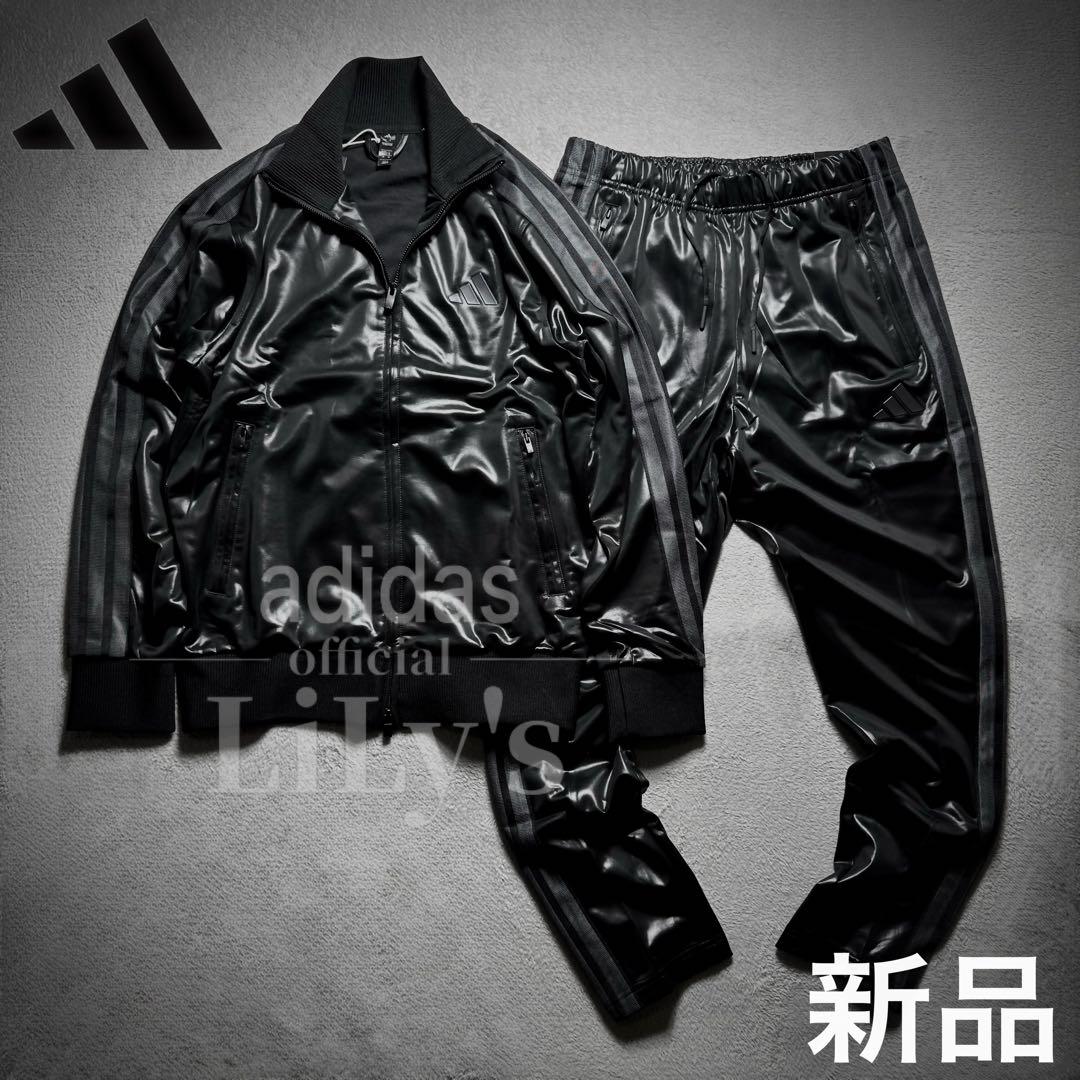 【ＸＬサイズ】アディダス　上下セットアップ　黒　新品未使用　定価22,550円