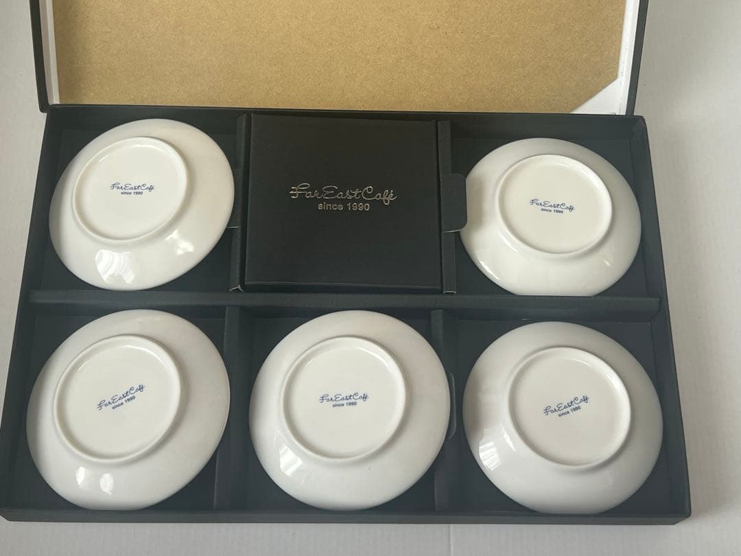 FAR EAST CAFE 小皿5枚セット③ 完売品　特製お箱入り　新品