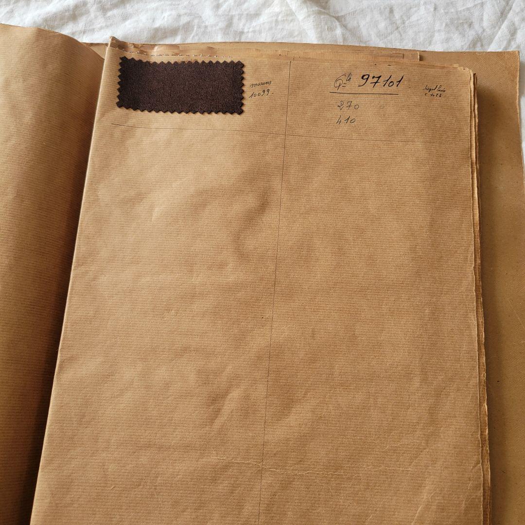 フランス　アンティーク　生地　見本帳