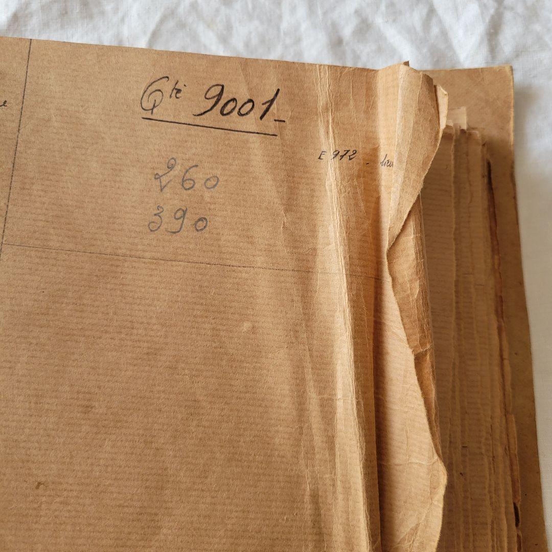 フランス　アンティーク　生地　見本帳