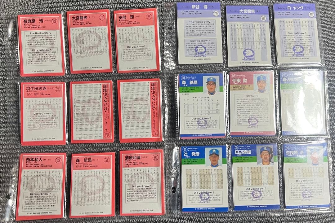 【ファナティックス製】西武ライオンズ 工藤公康レプリカユニフォームおまけカード