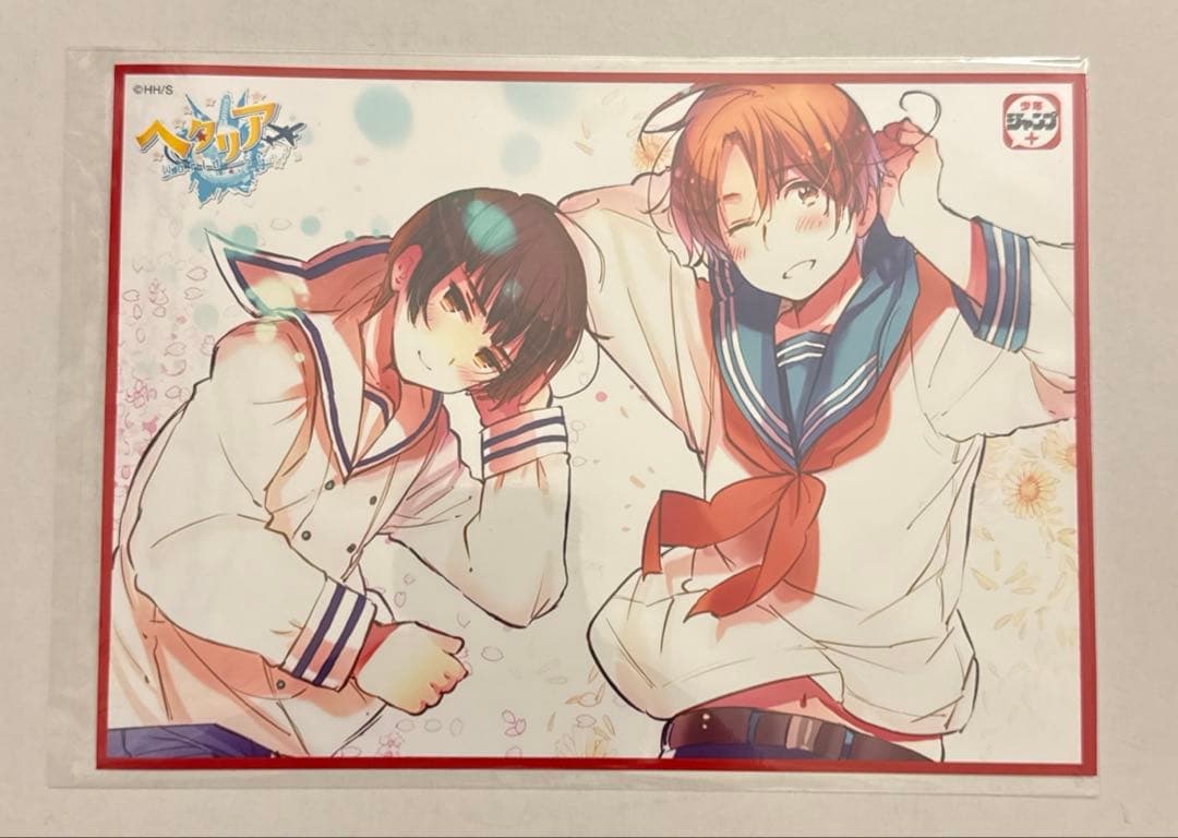 【WS1】ヘタリア 2L版 ブロマイド ジャンプショップ限定 日本 イタリア