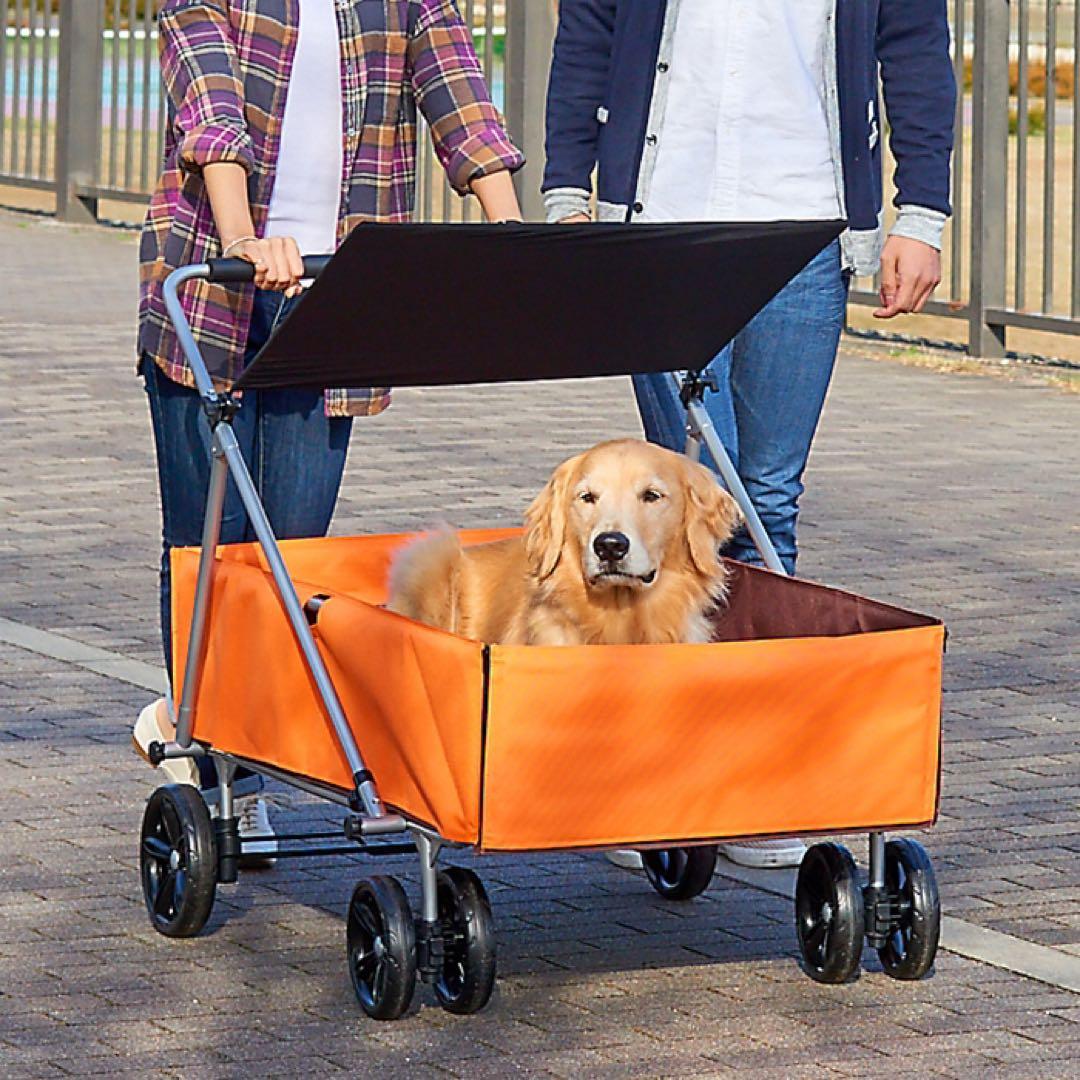 OFT大型犬介護用カート 日よけ付き