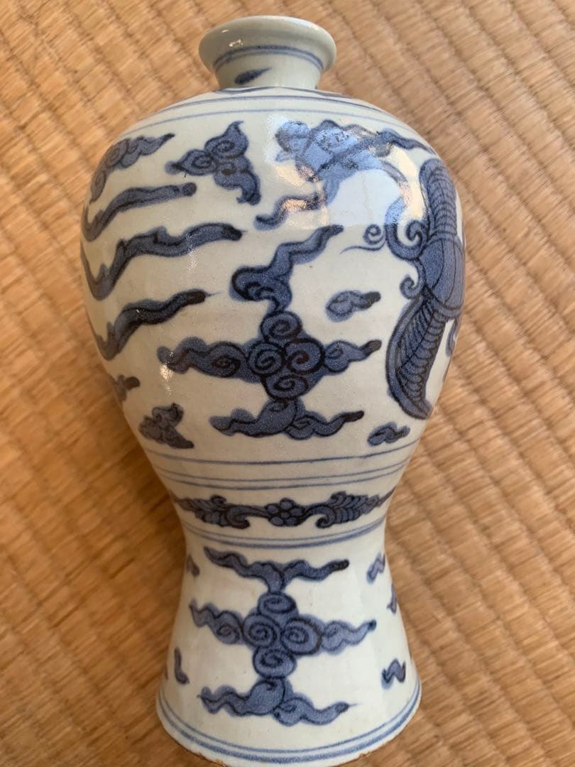 中国明時代染付花瓶