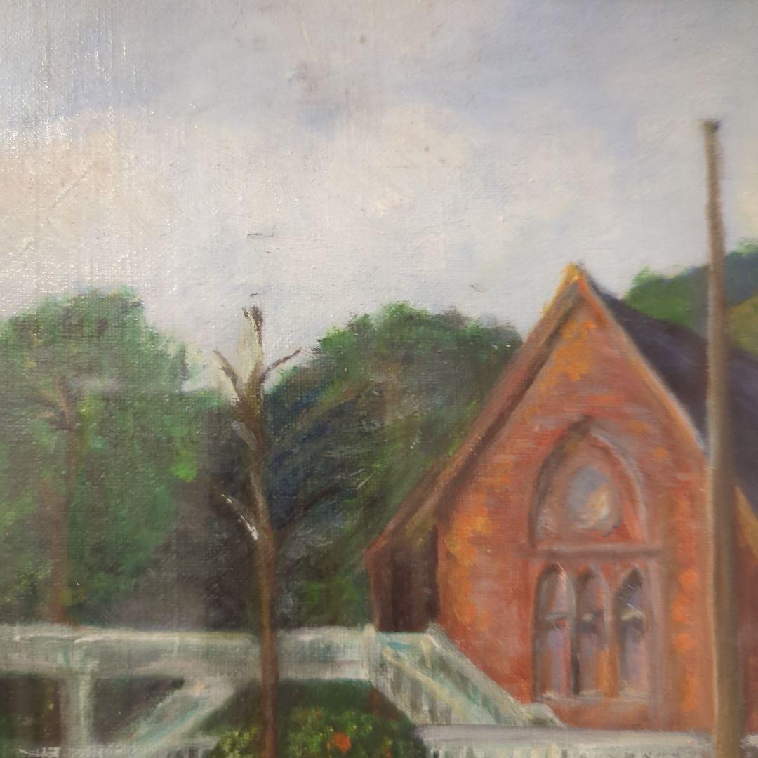 王子図書館 油彩画