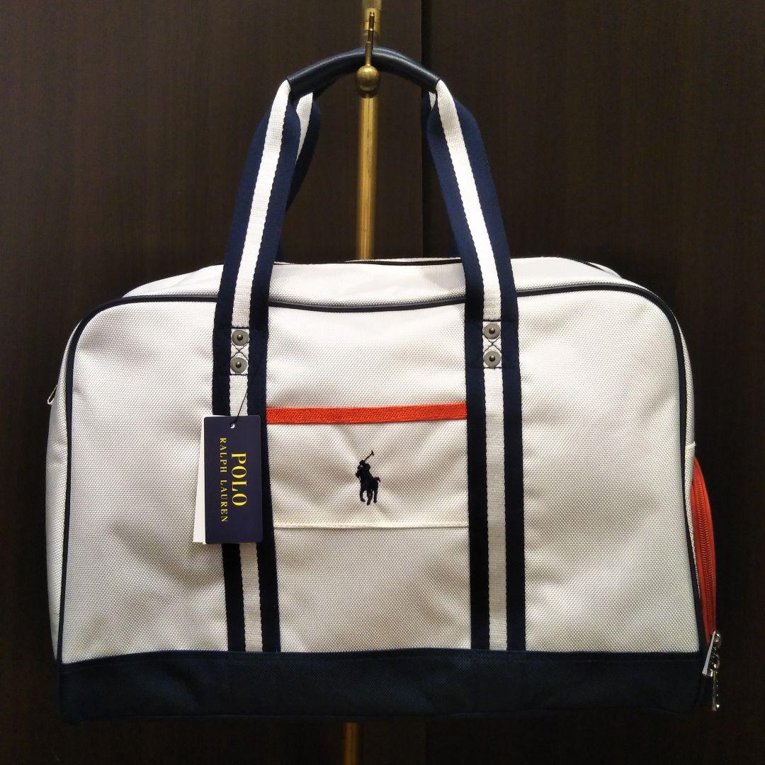 【新品】ポロラルフローレン RLB013 ボストンバッグ ホワイト