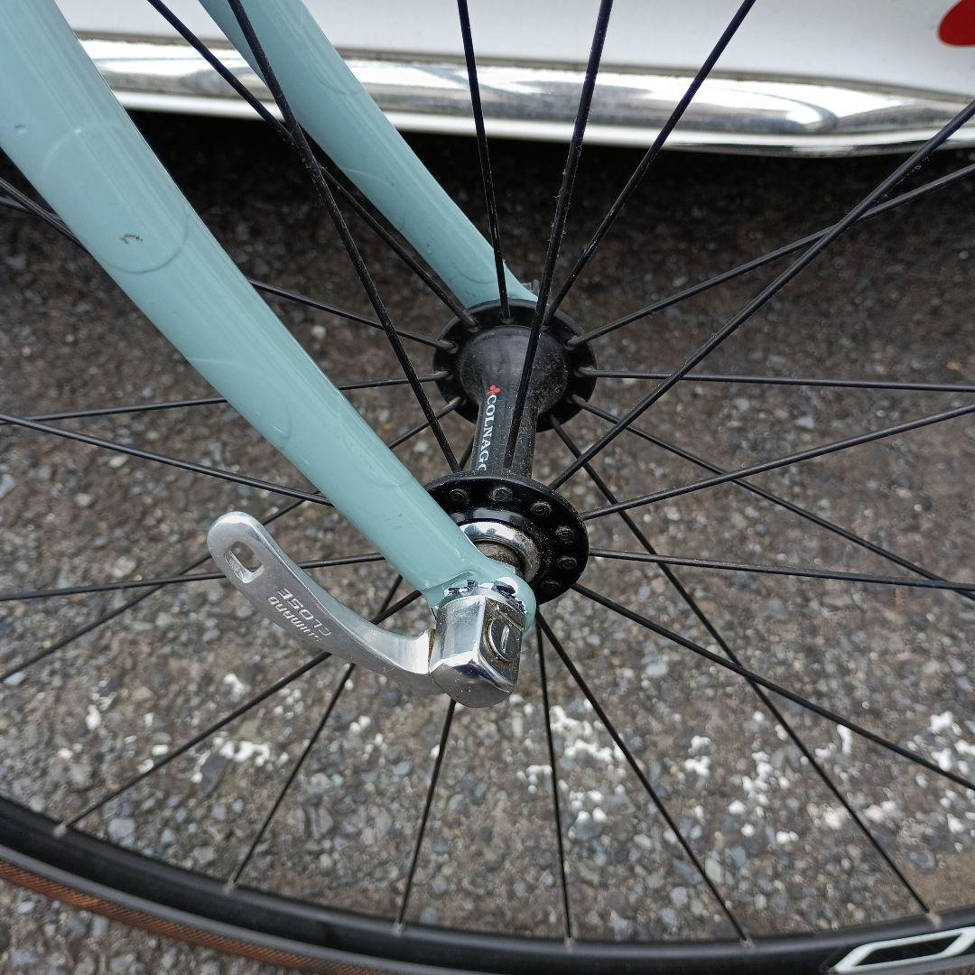 カスタム ロードバイク 水色