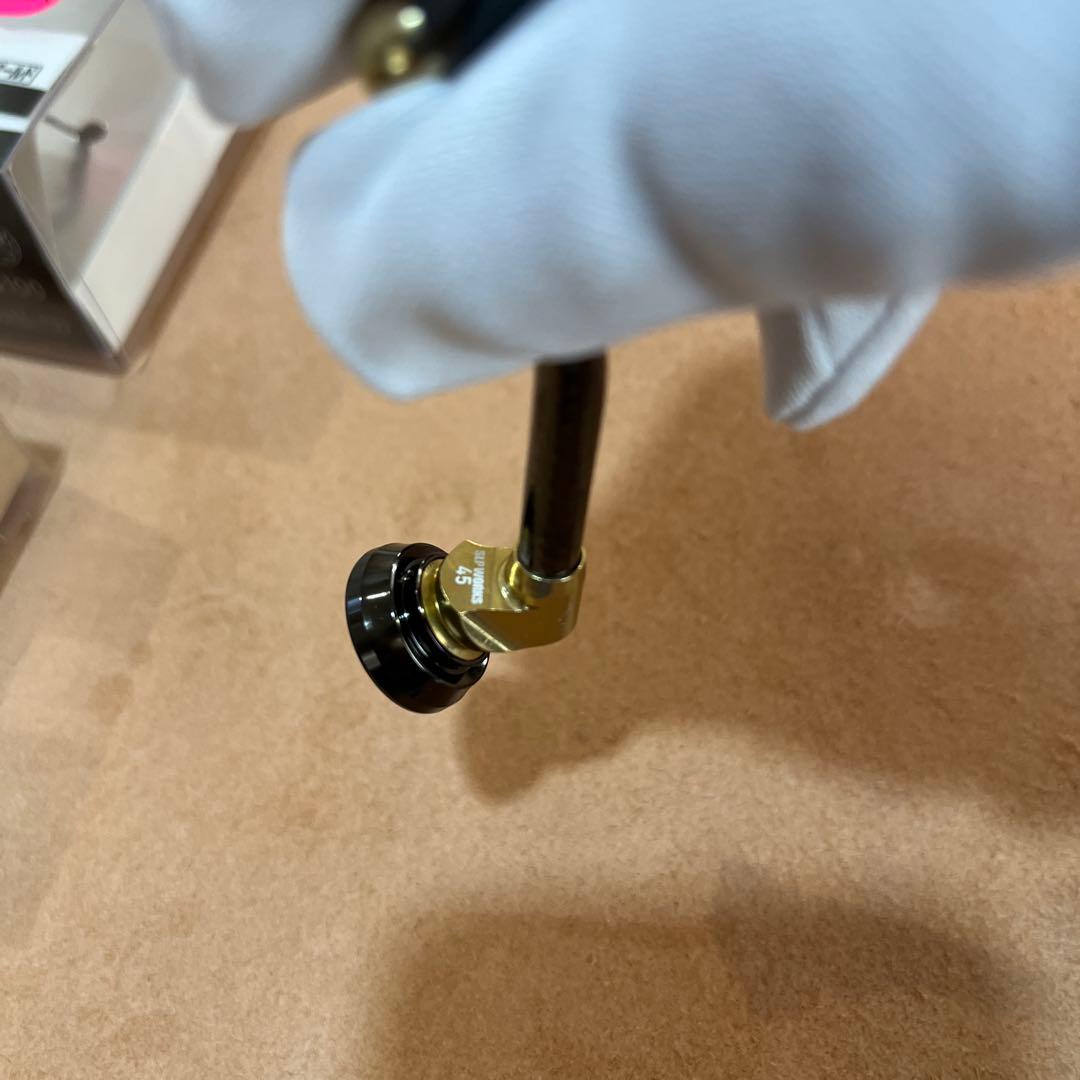 SLP WORKS カーボンライトハンドル ゴールド 45mm おまけノブ