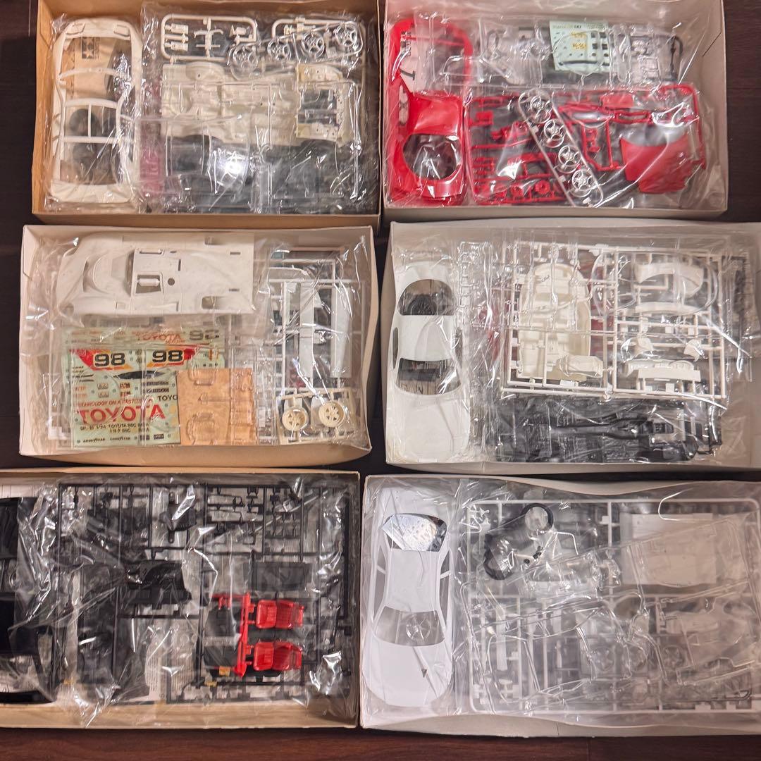 タミヤ ハセガワ フジミ 1/24 車 プラモデル 6台セット まとめ売り