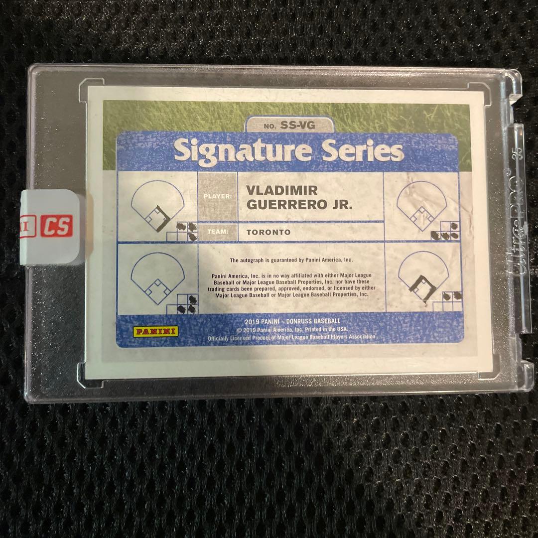 vladimir guerrero jr サイン 2019 panini