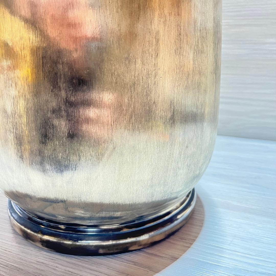 真鍮製　火鉢　獅子頭取手